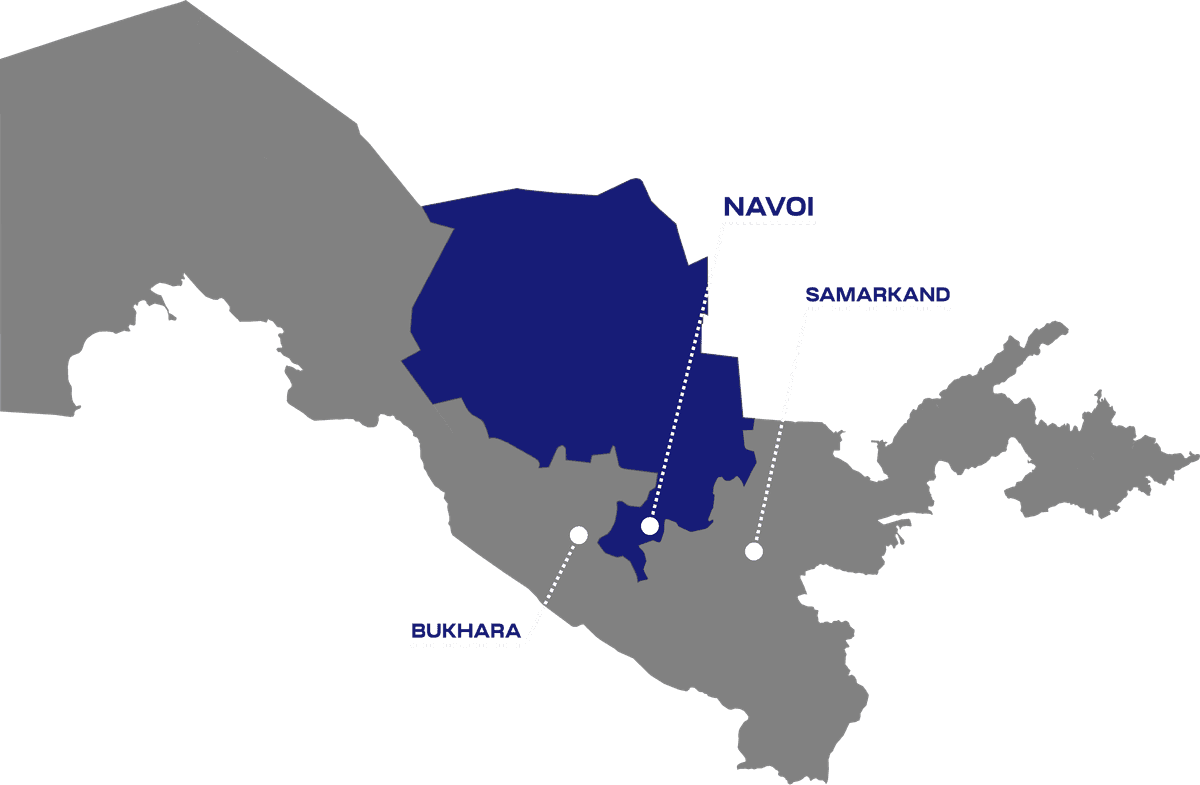 Navoi Region Map